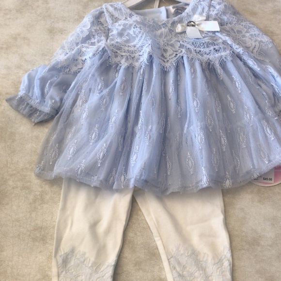 Baby Lace top and Legging Set
